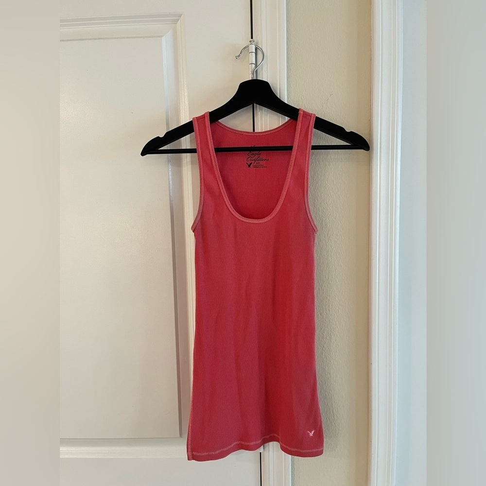 🔸American Eagle Outfitters BF Ribbed Tank in Size : S ✨